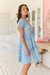 Tracey Dress - Floating Palms