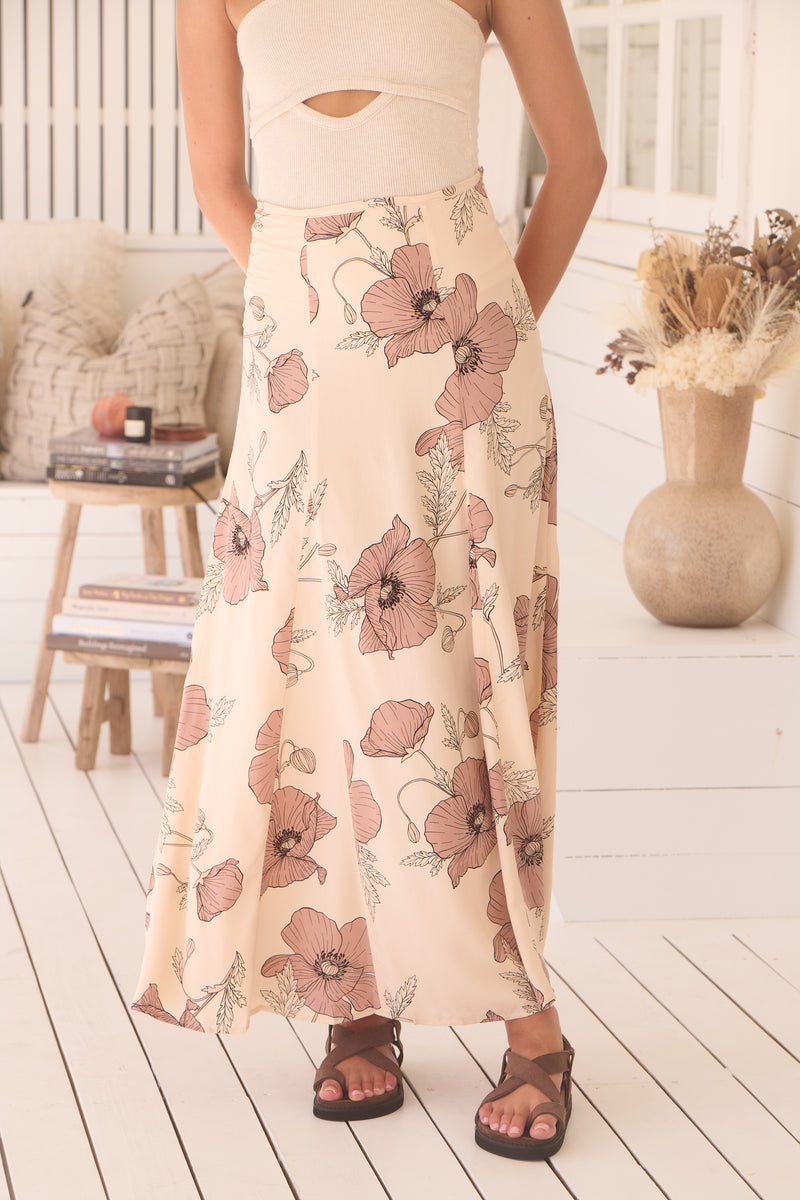 Khloe Maxi Skirt - April