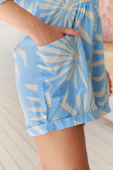 Tallow Playsuit - Floating Palms