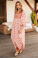 Hazy Maisy Maxi Dress- Earth ~ Free People