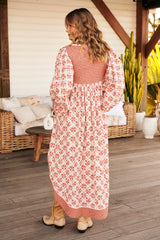 Hazy Maisy Maxi Dress- Earth ~ Free People