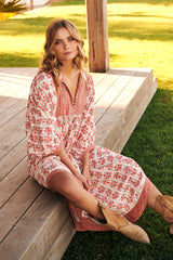 Hazy Maisy Maxi Dress- Earth ~ Free People