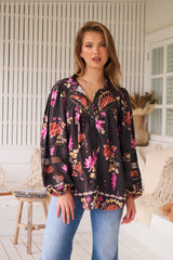 Eliza Blouse -  Monarch Bloom
