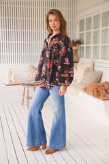 Eliza Blouse -  Monarch Bloom
