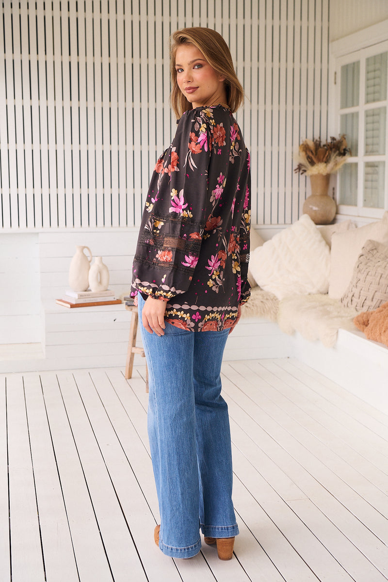Eliza Blouse -  Monarch Bloom