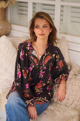 Eliza Blouse -  Monarch Bloom