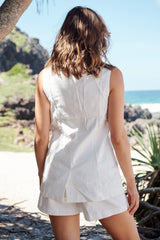 Golden Hour Vest -Ivory  ~ MOS the label