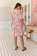 Tracey Dress - Blushing Fields