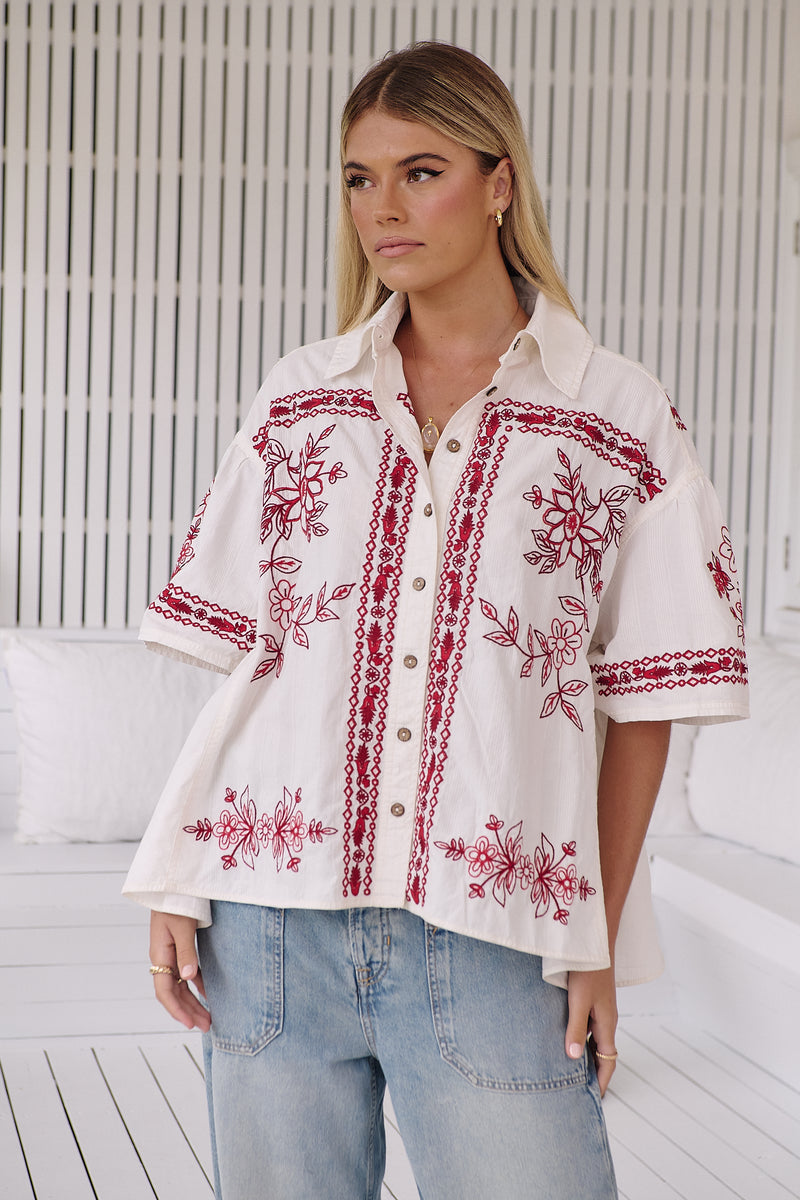 Spring Refresh Vacation Shirt ~ Free People