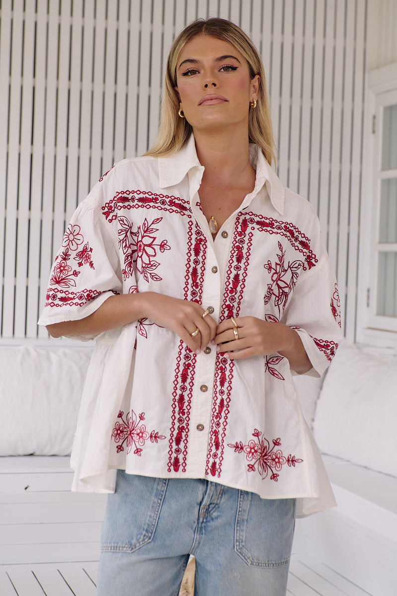 Spring Refresh Vacation Shirt ~ Free People