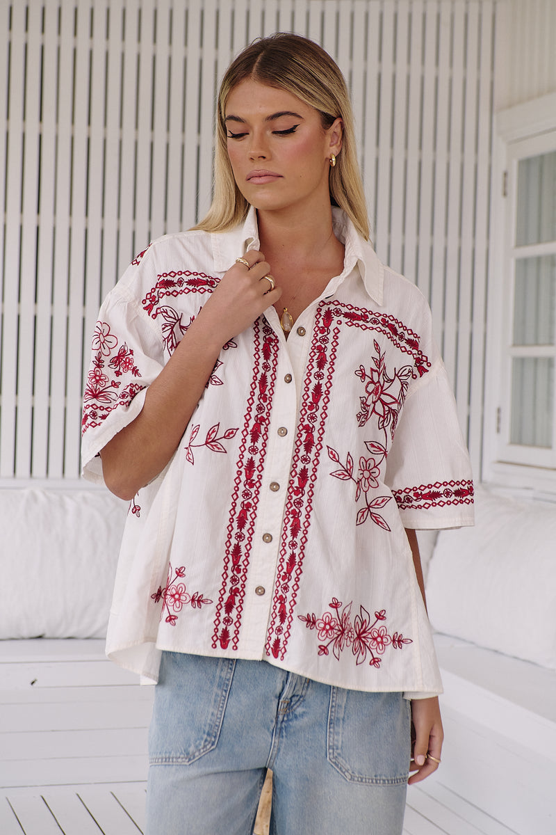 Spring Refresh Vacation Shirt ~ Free People