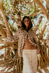 Nashville FLANNEL SHIRT — STONE