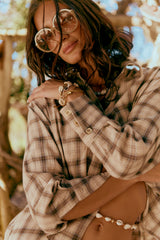 Nashville FLANNEL SHIRT — STONE