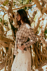 Nashville FLANNEL SHIRT — STONE