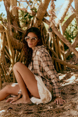 Nashville FLANNEL SHIRT — STONE