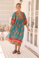 Boheme Midi Dress -  Melody