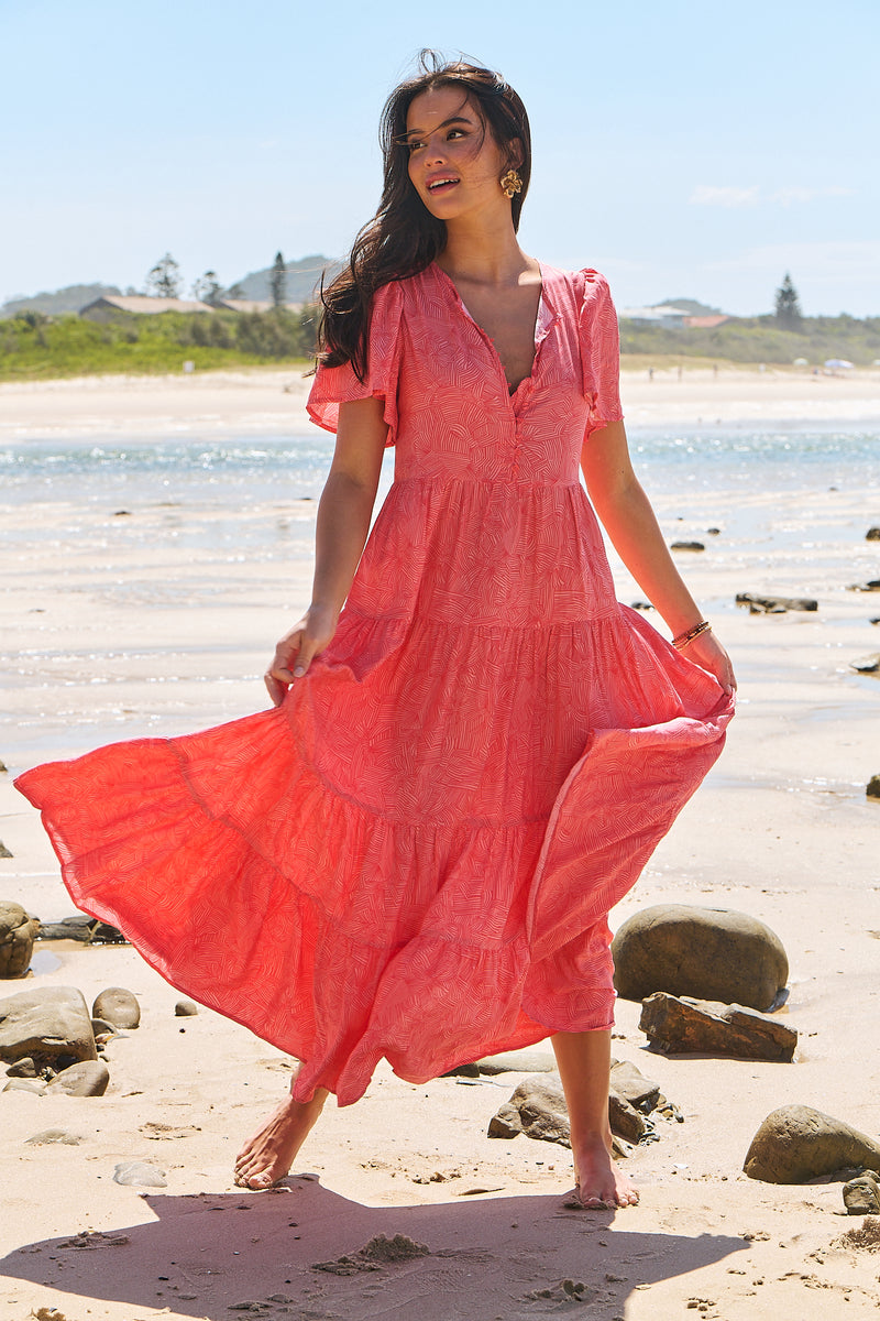 Valentine Maxi Dress -  Little Bow