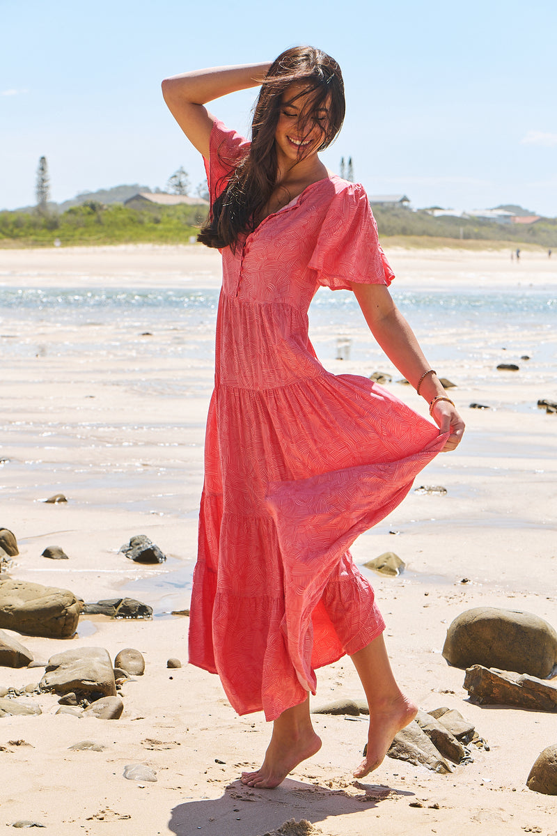 Valentine Maxi Dress -  Little Bow