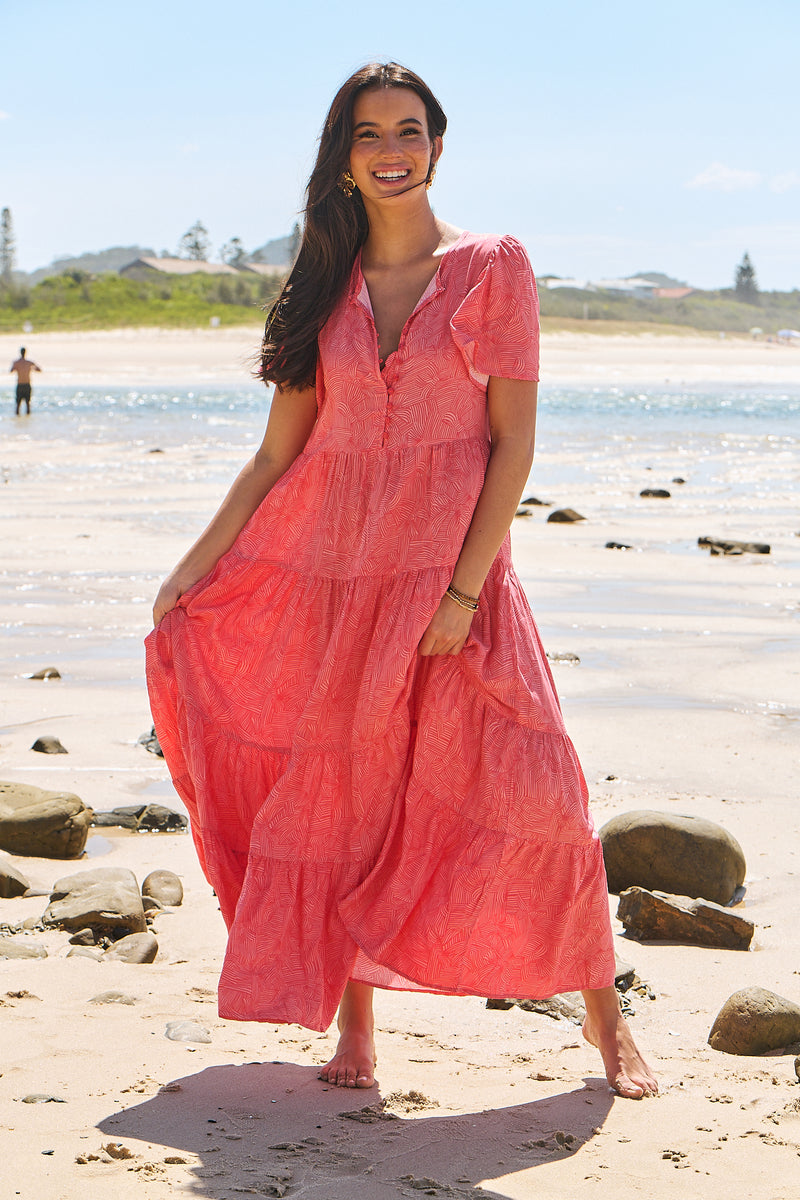 Valentine Maxi Dress -  Little Bow