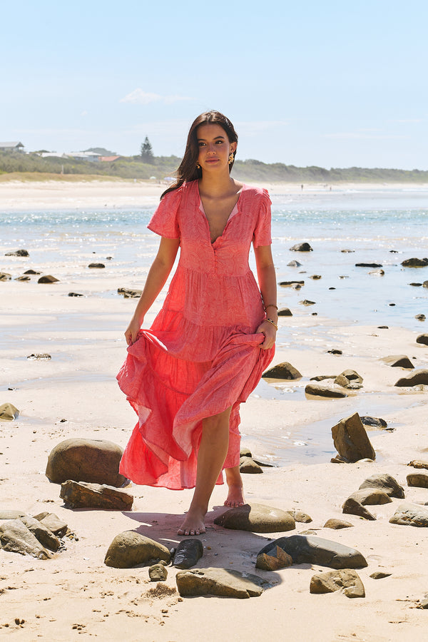 Valentine Maxi Dress -  Little Bow