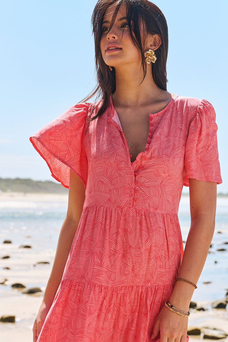Valentine Maxi Dress -  Little Bow