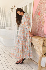 Kazzie Maxi Dress - Soft Petals