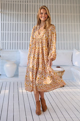 Boheme Midi Dress - Solara