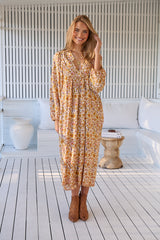 Boheme Midi Dress - Solara