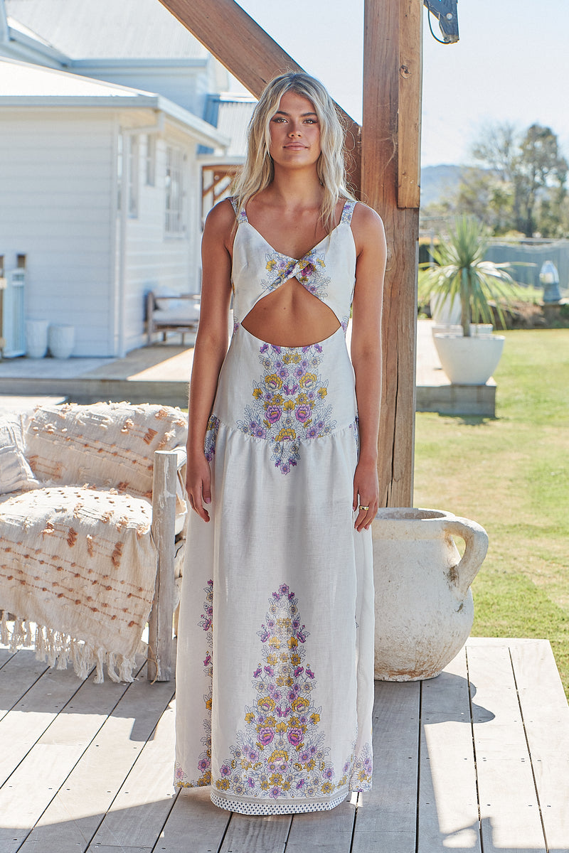 Bianca Maxi Dress - Daylilies