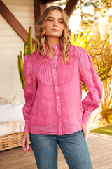 Meadow Blouse -Pink Punch ~ MOS the label