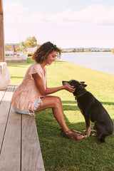 Ella top -  Peach Island