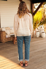 Meadow Blouse -Ivory  ~ MOS the label