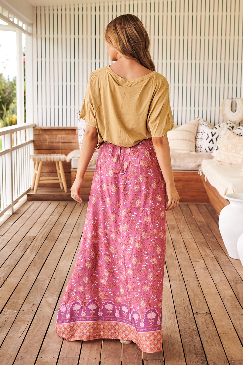 Reeva Maxi Skirt  - Rose