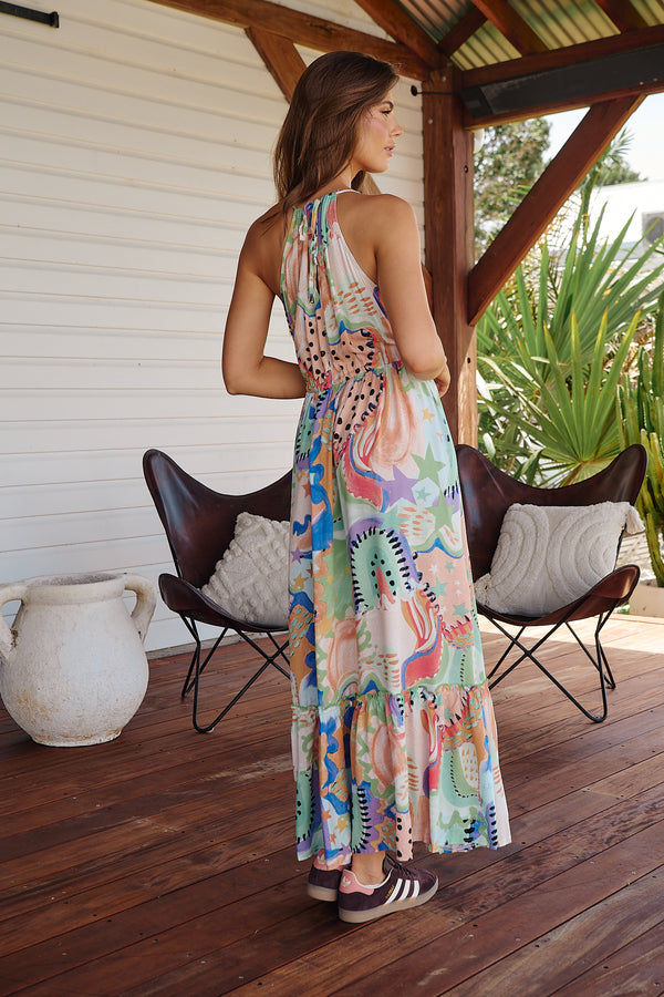 Reef Maxi Dress - Electric Feels