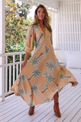 Zoie Maxi Dress - Sahara Sunset