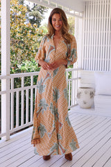 Zoie Maxi Dress - Sahara Sunset