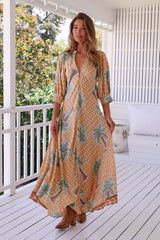 Zoie Maxi Dress - Sahara Sunset