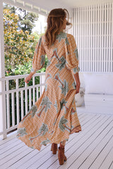 Zoie Maxi Dress - Sahara Sunset