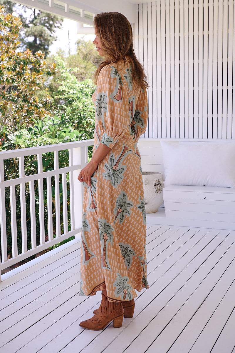 Zoie Maxi Dress - Sahara Sunset