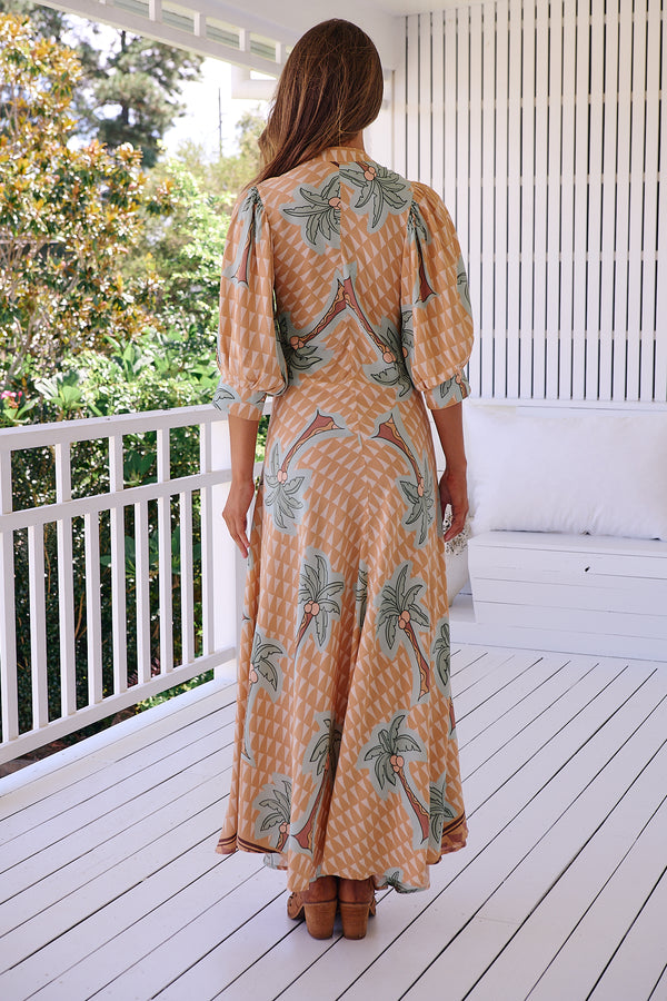 Zoie Maxi Dress - Sahara Sunset