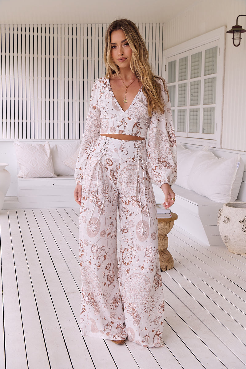 Opal pant -  White Astrid