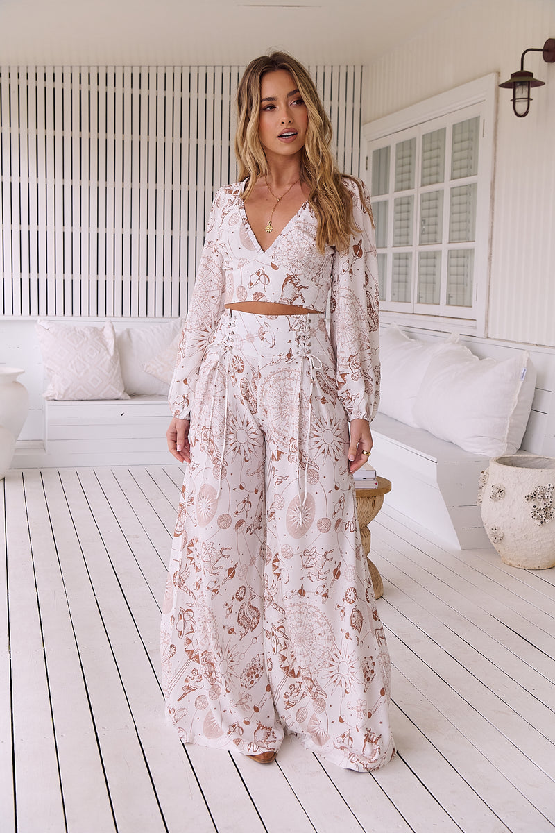 Opal pant -  White Astrid