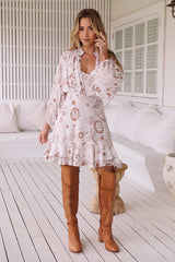 Eloise Mini Dress - White Astrid