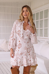 Eloise Mini Dress - White Astrid