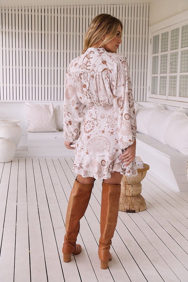 Eloise Mini Dress - White Astrid