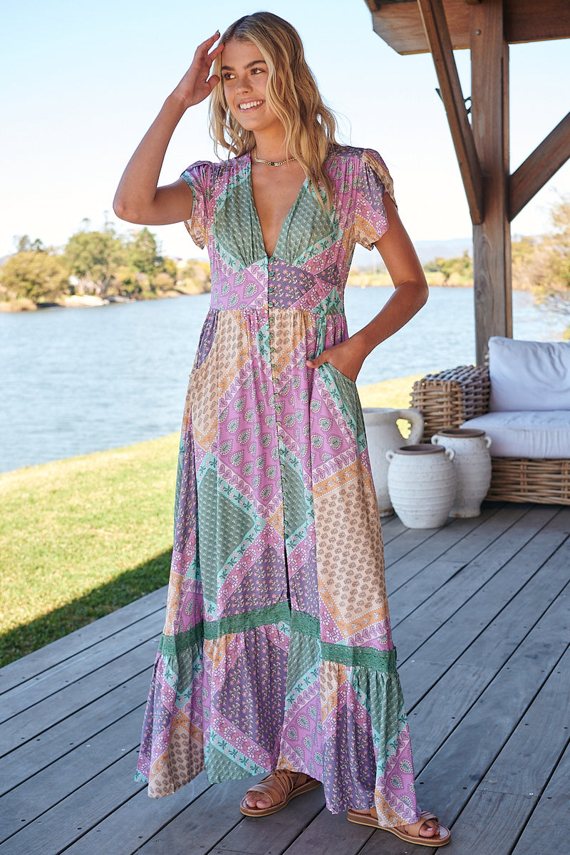 Tabitha Maxi Dress - Lavender Haze