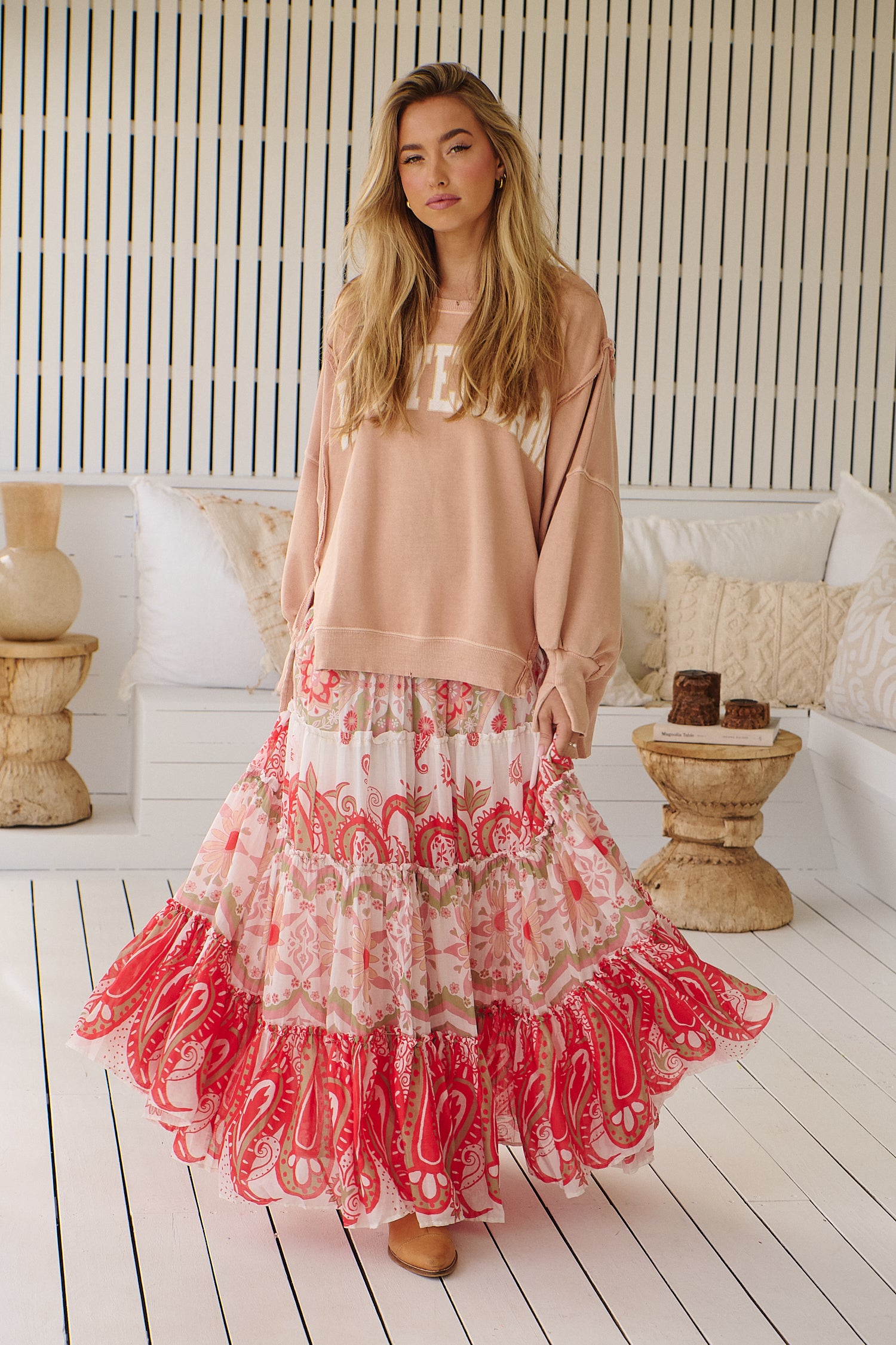 Free People - Super Thrills Maxi Skirt
