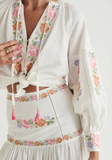 Ophelia Blouse- Ivory ~ MOS the label