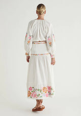 Ophelia Blouse- Ivory ~ MOS the label