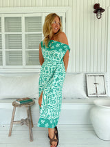 Zia Wrap Skirt- Mint Spritz